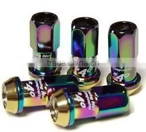 colored aluminum locking wheel nuts bolts racing
