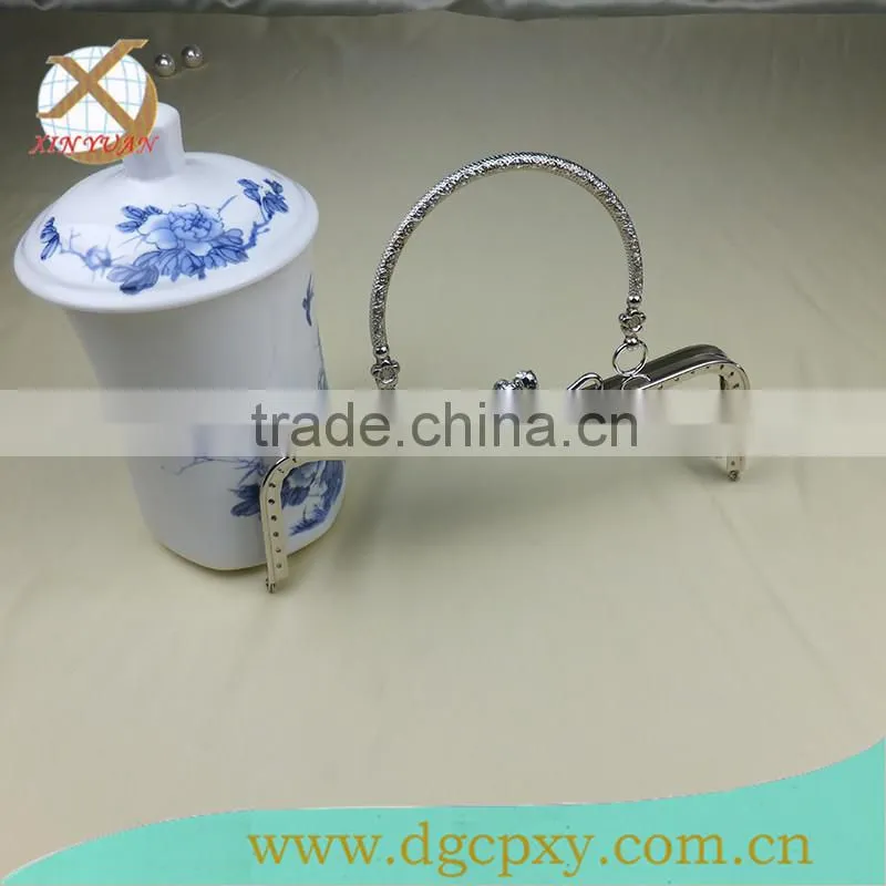 New nickel items handbag handle for ladies purse