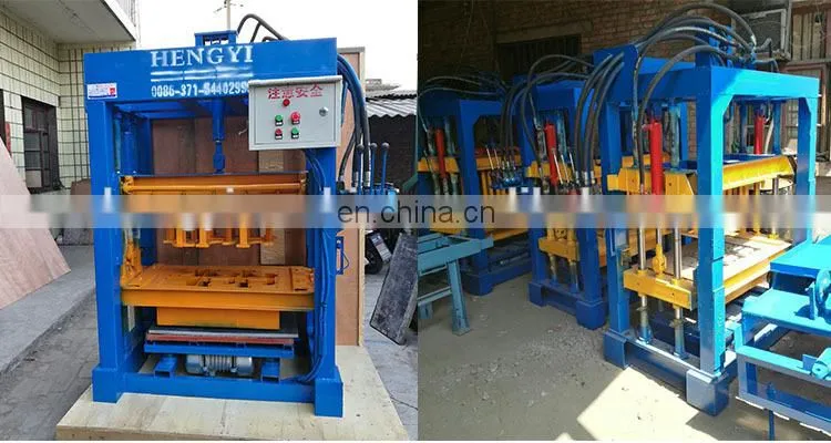 interlocking brick machine making/ concrete block making machine in ghana QT4-25BH