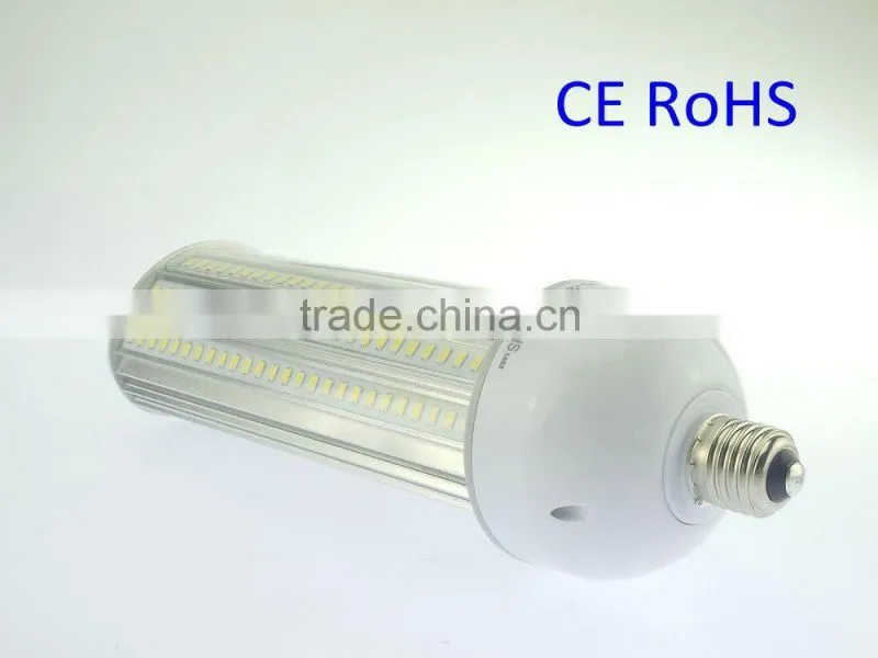 CE RoHS AC100~300V 180degree 131lm/w external driver e27/E40 dimmable led bulb 5 years warranty