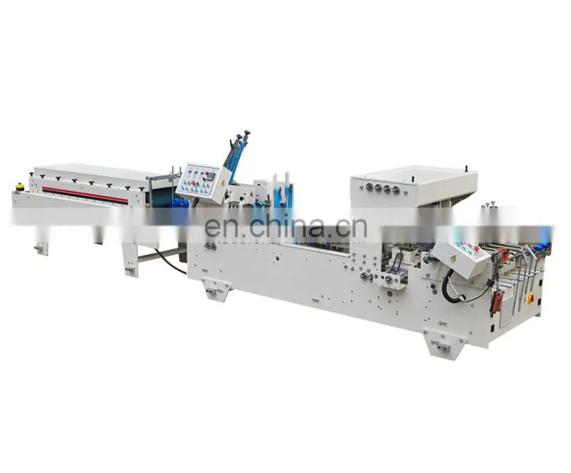 UFG600B Automatic Small stationery Paper Box Folder & Gluer Machine Equipment