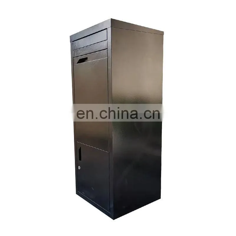 Large Package Waterproof Outside Metal Steel Letter Mail Mailbox Post Wall Mount Outdoor Smart Parcel Delivery Drop Box
