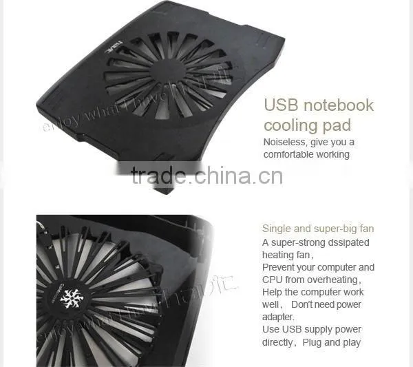 Newest model laptop cooler pad with high quality
