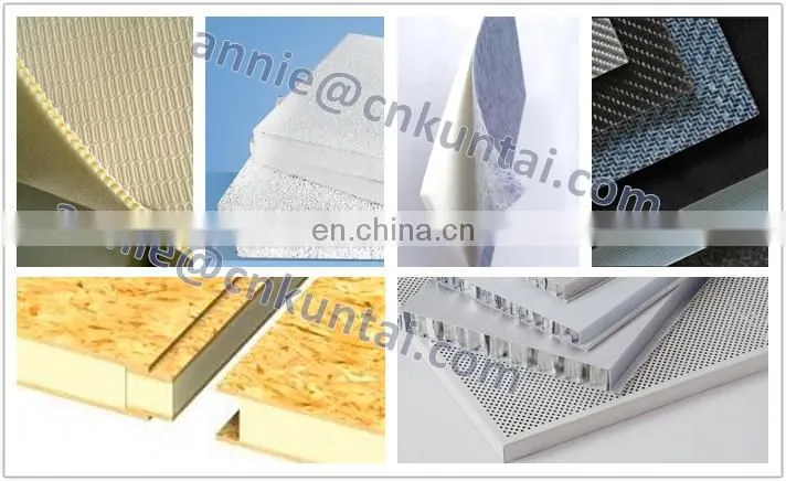 Aluminum Honeycomb Board Double Belt Press Flatbed Laminating Machine for Building Materials