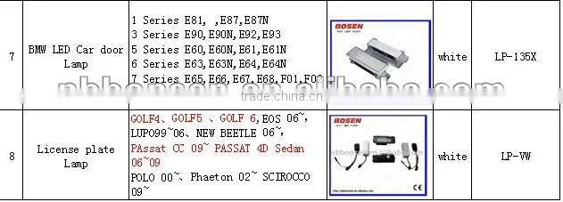 E39 car ceiling lamp led auto roof light