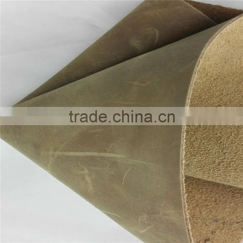 Leather tanning factory for genuine crazy horse leather
