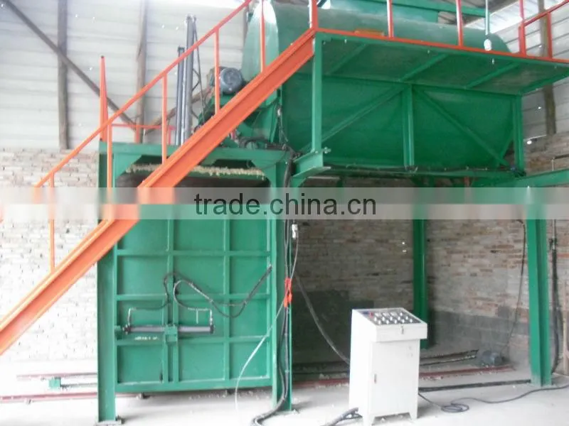 Horizontal rebonding mattress foam cutting machine