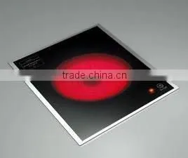 4mm Black glass ceramic/Durable Black ceramic plate