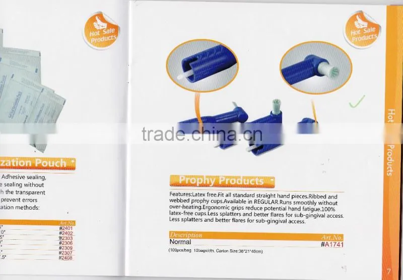 Dental Polishing Products Air disposable Polishing cup