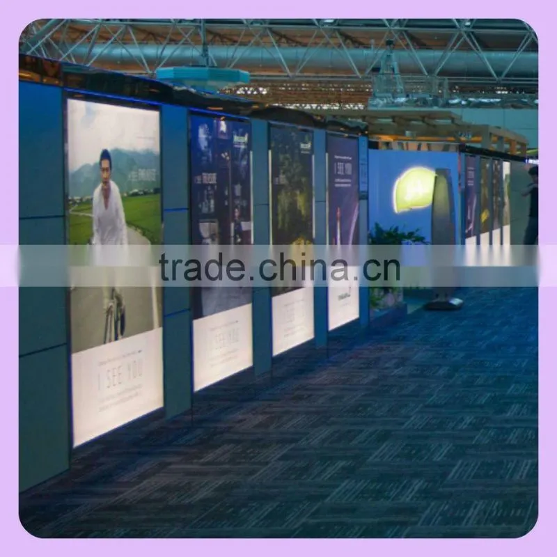 Double sided aluminum light frame advertising
