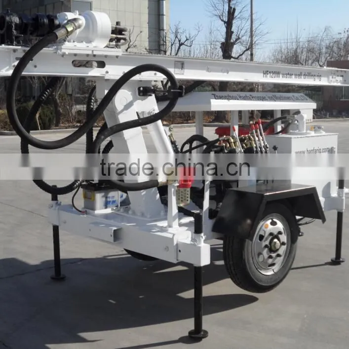 HF120W DTH Hammer Bore hole Drill Rig