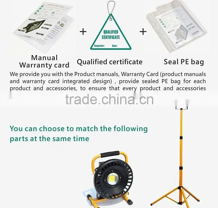 Driverless ip65 dimmable cob 50w led flood lights project