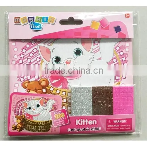 Kids craft kits,Educational DIY Craft,Fancy EVA mosaic sticker Craft