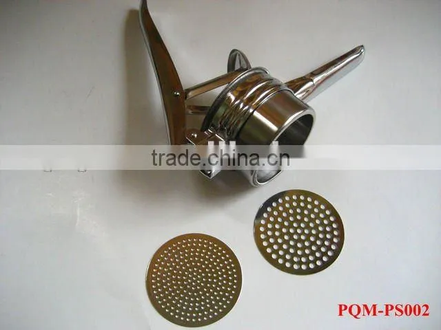 Manual metal kitchen potato masher 002
