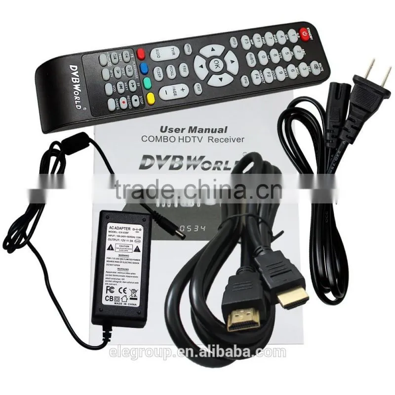 DVBWORLD COMBO HD Digital Satellite TV Receiver DVB-S2+TURBO Support IPTV with turbo 8psk JB200