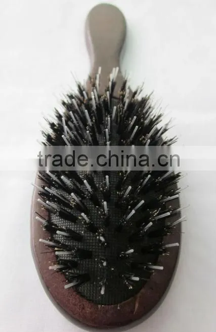 plastic handle bristle hair brush loop brushes