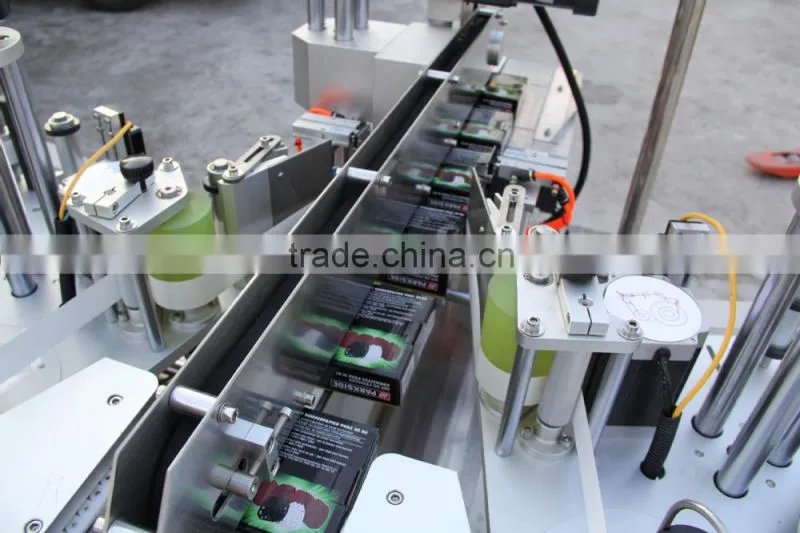 square box adhesive sealing labels paste machine
