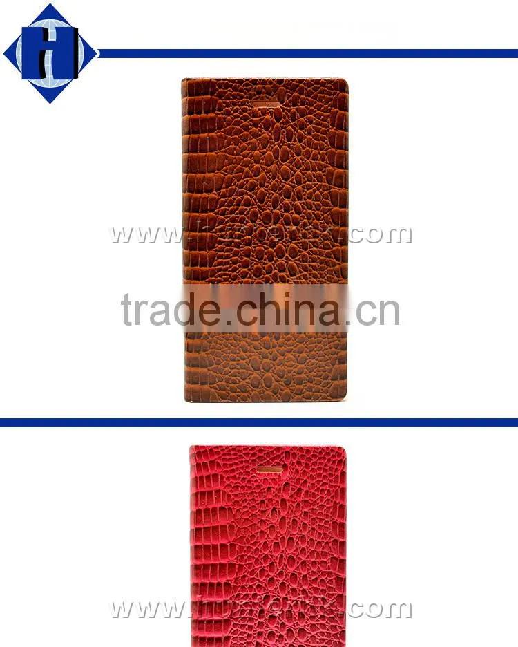 CROCO PU Leather Book Case For iPhone6S