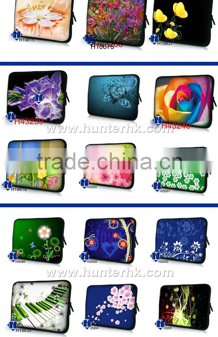 Unique Heart Floral For Laptop Neoprene Case