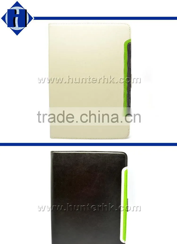 PU Leather Binary Color Tablet Case For iPad Air 2