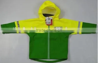 Children Pink Reflective Rainwear High Quality Raincoat