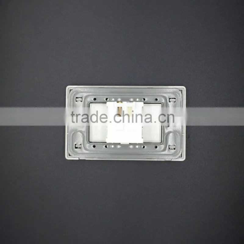One gang stainless steel wall switch, one gang big button stainless steel wall switch