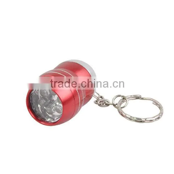 Mini Pocket Flashlight 6 LED Light Torch Lamp Portable Keychain