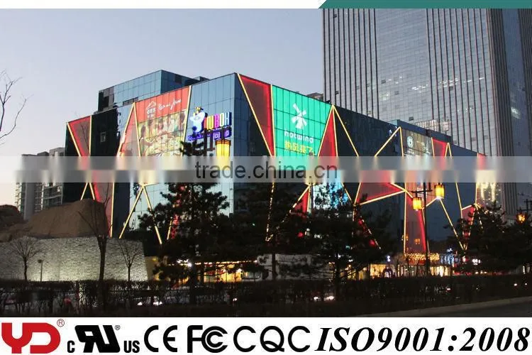YD CE CQC FCC UL IP68 V-0 Outdoor LED Building Facade Display RGB Light Source