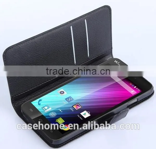 For Wiko Lenny Mobile Phone Case with PU Leaher Wallet Case
