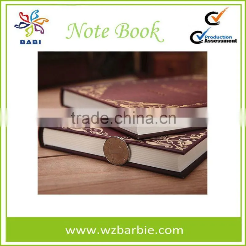 High Quality Hardcover Notebook With Hot Stamping Cover