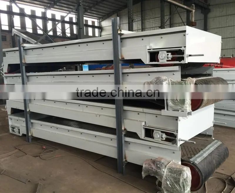 Coal Mine Equipment Flat Rubber Belt Conveyor Machine