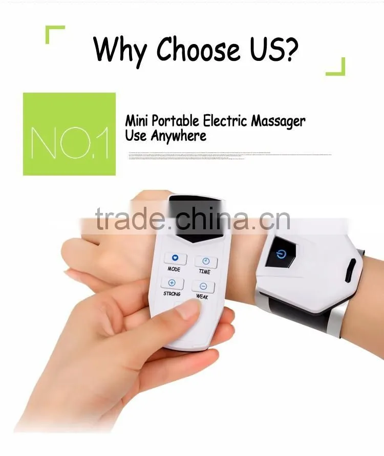 2015 china high quality wireless TENS massager elecric low-frequency tens device wrieless TENS massager