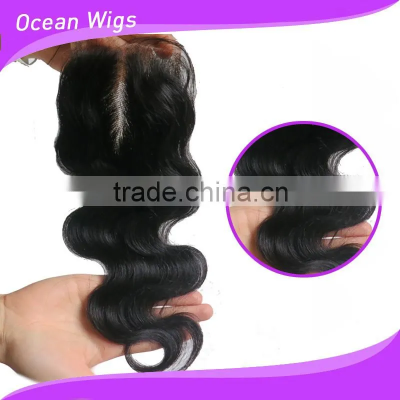 closure lace, body wave, natural color