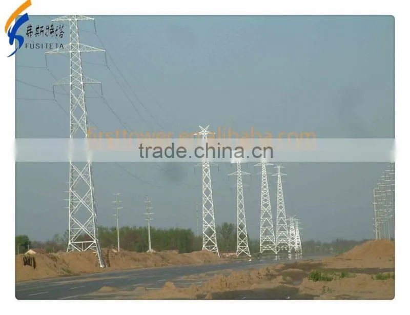 Galvanized Steel Transmission Towers