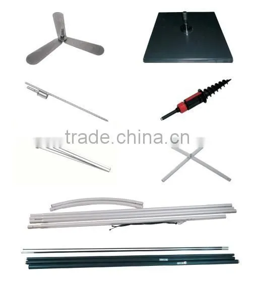 Bach flagpoles