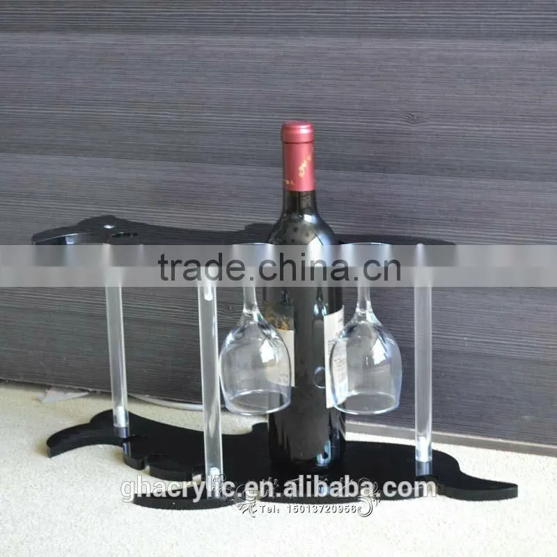 GH-RZ240 High quality small acrylic wine display racks ,customized acrylic wine racks