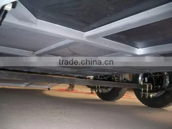 China gold supplier cheap two horse trailer