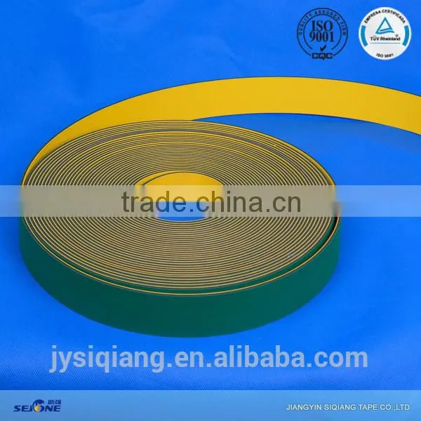 3mm thick green yellow high speed rubber nylon transmission belt
