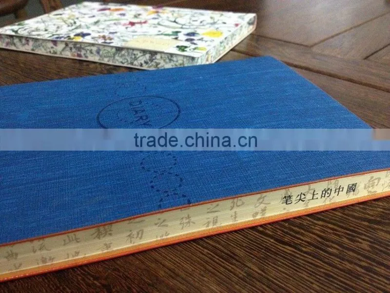 PU leather notebook with leather cover