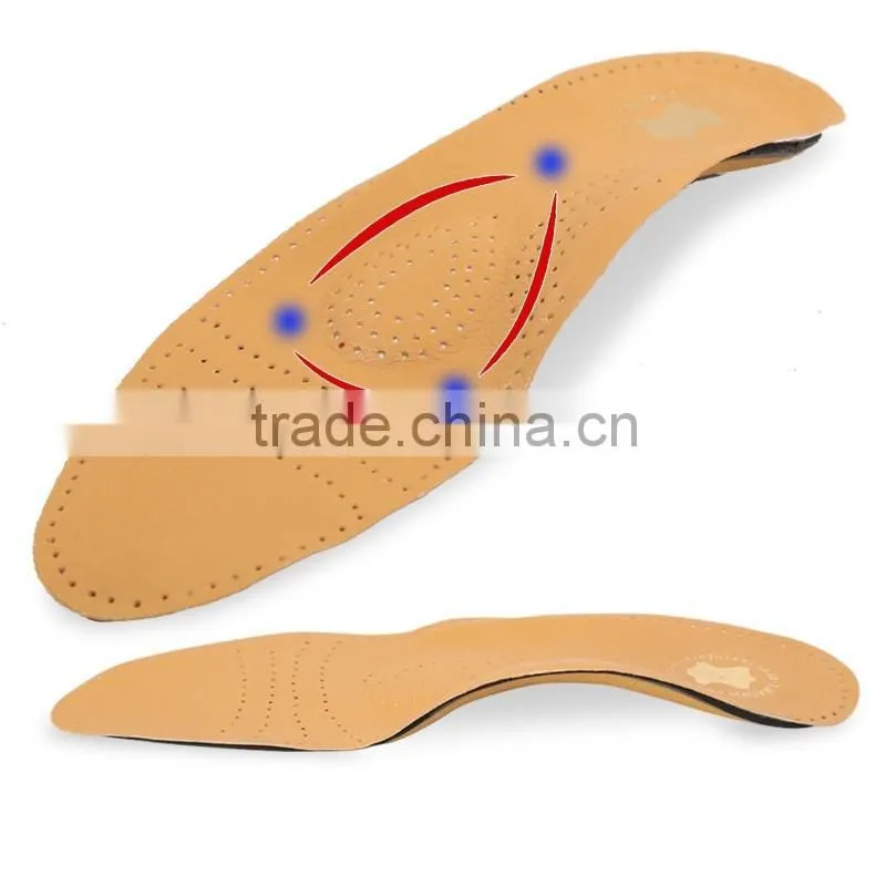 Shock Absorbing Arch Supports Custom Orthotic Shoe Insoles and Flat Foot Insoles