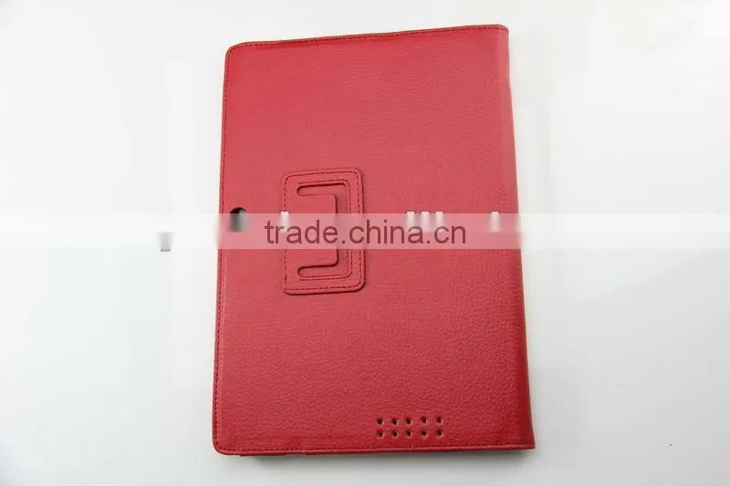 Factory price 2012 lychee skin for TF201 leather case ,For Asus Eee Pad