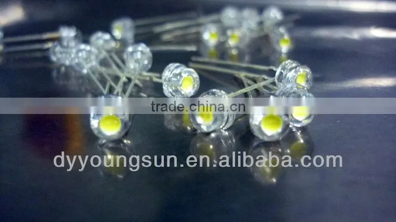 Super bright 5mm led diode in single colors