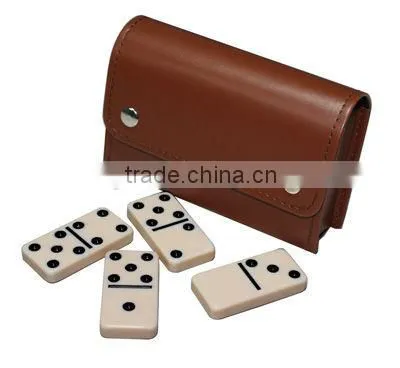 PU/PVC domino case with domino