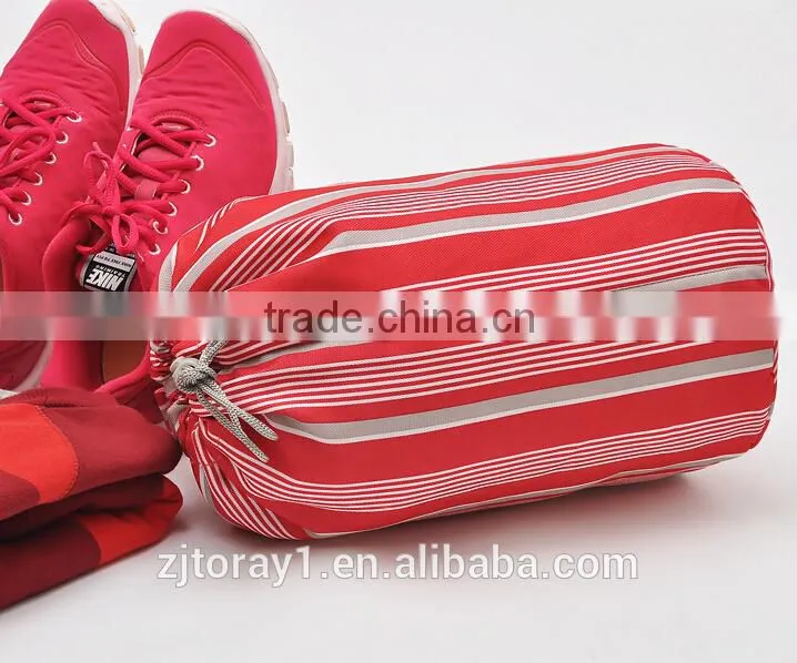 Polyester Drawstring Duffle Laundry Shoulder Backpack Shoe Bag