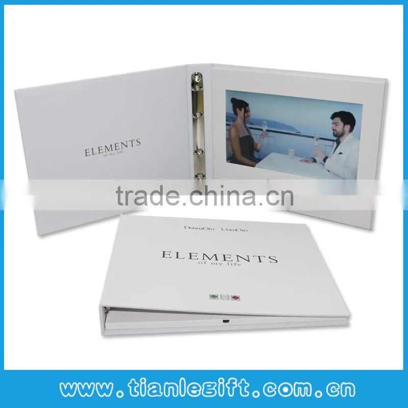 10inch HD LCD screen video folder video greeting card