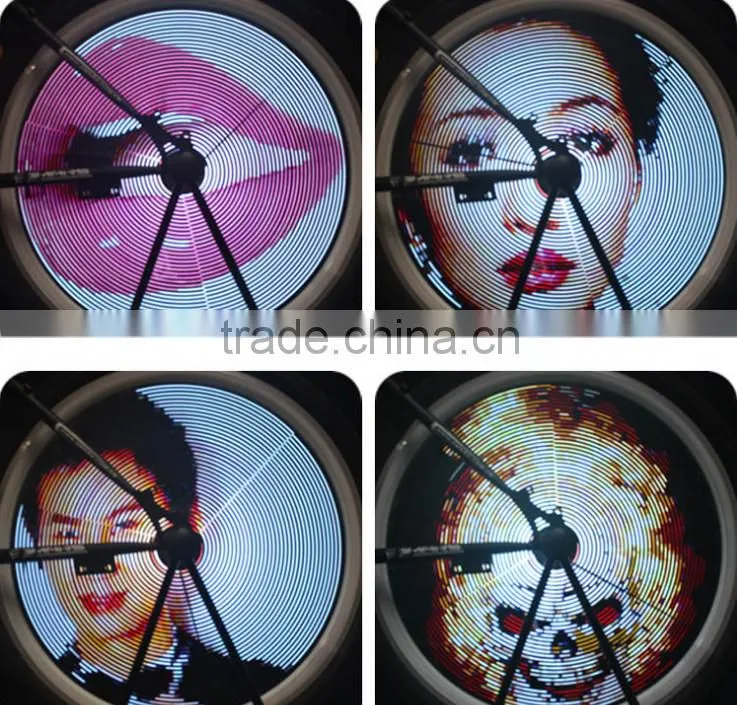 LED Programmable Wheel Light Fun Bicycle Lights
