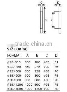 2014 New design refrigeratory appliance handle