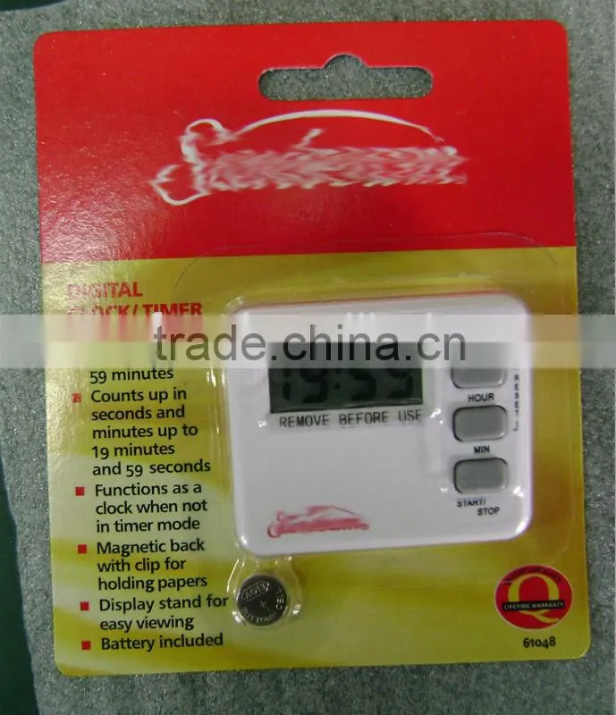 LCD display 20 hours count down and up digital kitchen timer