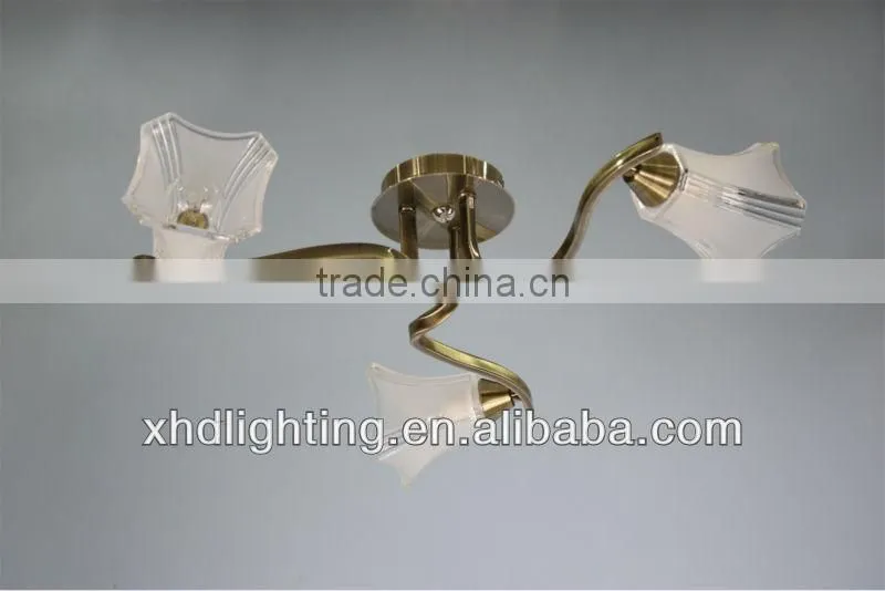 2013 transparent glass wall lamp design for bedroom/hotel