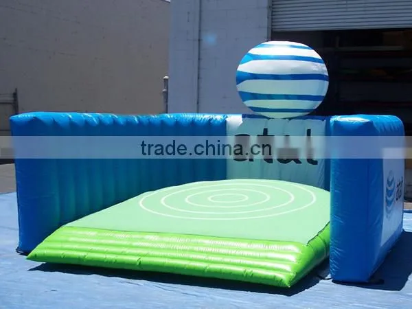 inflatable golf chip on mat , inflatable golf ball mat